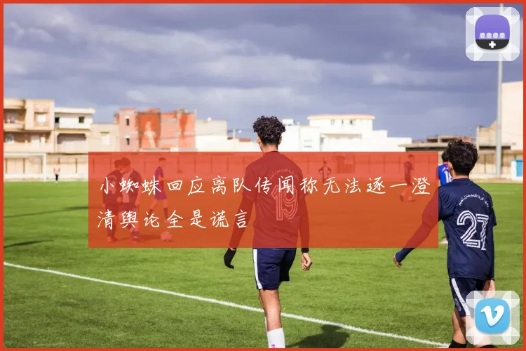 小蜘蛛回应离队传闻称无法逐一澄清舆论全是谎言
